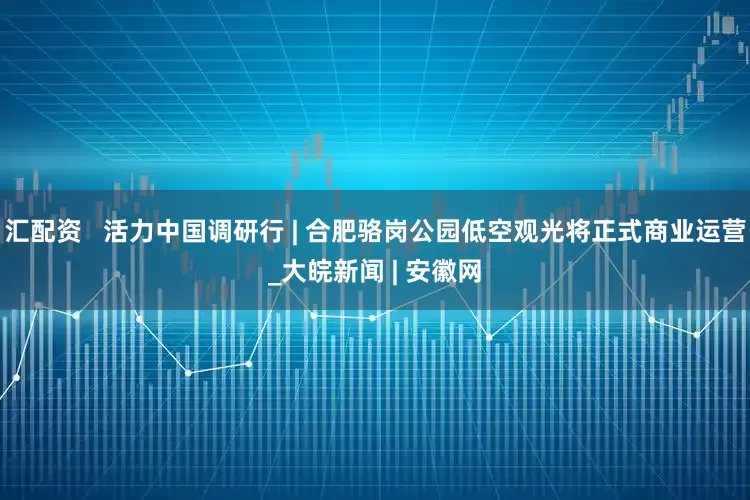 汇配资   活力中国调研行 | 合肥骆岗公园低空观光将正式商业运营_大皖新闻 | 安徽网
